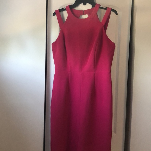 Fuchsia Laundry Cocktail Dress - Picture 2 of 6
